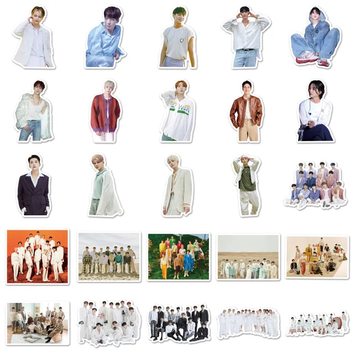 50%20Zhang%20SEVENTEEN%20Graffiti%20South%20Korea%20Star%20Men's%20Group%20Xu%20Minghao%20Peripheral%20DIY%20Phone%20Case%20Luggage%20Sticker%20-%20Image%204