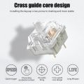 GGBOY Kang White V3 Switches Mechanical Keyboard Linear Switch 3 Pin Custom Cherry RGB SMD Gaming Compatible Hot Swap MX Switch. 