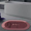 Door mat Super Absorbent Floor Mat, Memory Foam Bath Mat Absorbent Super Cozy Soft Strong Non-Slip Pvc Bathroom Rug Easy to Clean. 