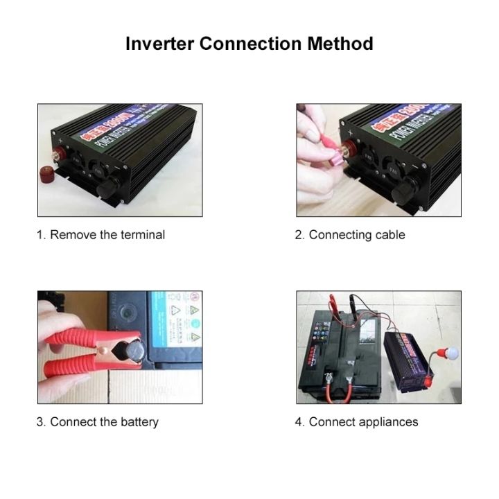 KOGEEK%202600W%20Pure%20Sine%20Wave%20Inverter%20Converter%20Solar%20Car%20Inverters%20With%20LED%20-%20Image%204