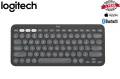 Logitech Pebble Keys 2 K380s, Multi-Device Bluetooth Wireless Keyboard with Customisable Shortcuts, Slim and Portable, Easy-Switch for Windows, macOS, iPadOS, Android, Chrome OS. 