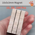 High-Quality Mini Rare Earth Neodymium Block Magnet 10x5x3mm for DIY and Office Use.