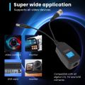 2X HD-CVI/TVI/AHD Passive Video Balun with Power Connector.