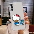 Clear Phone Case For VIVO X90 X80 X70 X60 X50 X30 X27 X23 X21I X20 PRO PLUS Case Funda Coque Shell Cover Cartoon Hello Kitty Cat. 