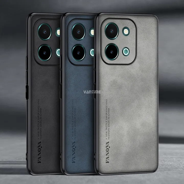 Vantime%20for%20vivo%20Y28%204G%20Case%20PU%20Leather%20Slim%20Matte%20Hard%20Back%20Cover%20-%20Image%205