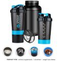 Stay Hydrated With Convenience - 3 In 1 Shaker Bottle 500Ml - Ideal For Your On-The-Go Lifestyle.