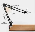 Overhead Video Stand Phone Holder Articulating Arm Phone Mount Table Top ChromLives Scissor Boom Arm Articulating Phone Stand Tablet Phone Holder for Streaming Phone.