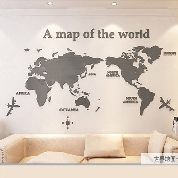 World%20Map%20Wall%203D%20Acrylic%20Wall%20Stickers%20Three-dimensional%20Mirror%20Stickers%20Bedroom%20Office%20Background%20Wall%20Decoration%20Stickers%20-%20Image%207