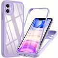 360 Full Body Front Back Clear Case For iPhone 13 14 11 12 Pro Max XS X XR 15 Plus Luxury Silicone Bumper Shockproof Back Cover.
