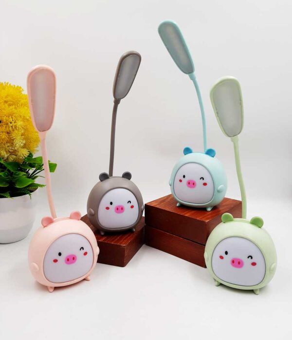 Elf Rechargeable Table Lamp, Desk Light, LED Night Table Light Eye Protection 360° Rotation USB Charging