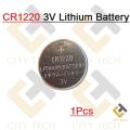 CR1220 3V Lithium Battery Coin Cell Button Type CR1220 Lithium Watch Batteries CR 1220 For Watch Calculator And Electronics Devices. 