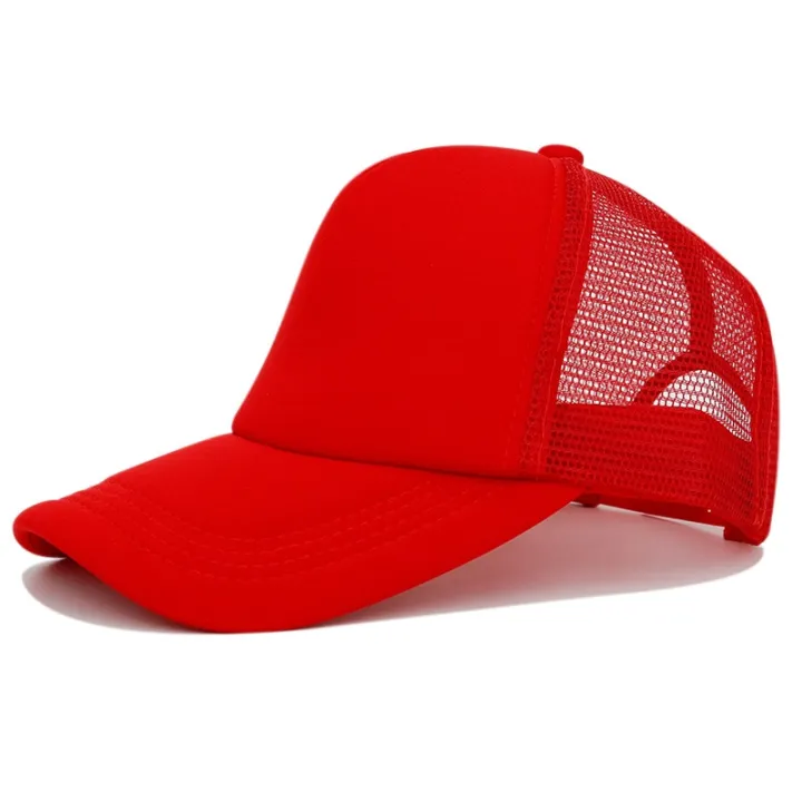 Plain%20Blank%20Neon%20Trucker%20Hat%205%20Panel%20Summer%20Baseball%20Cap%20Mesh%20Back%20Snapback%20Adjustable%20-%20Image%205
