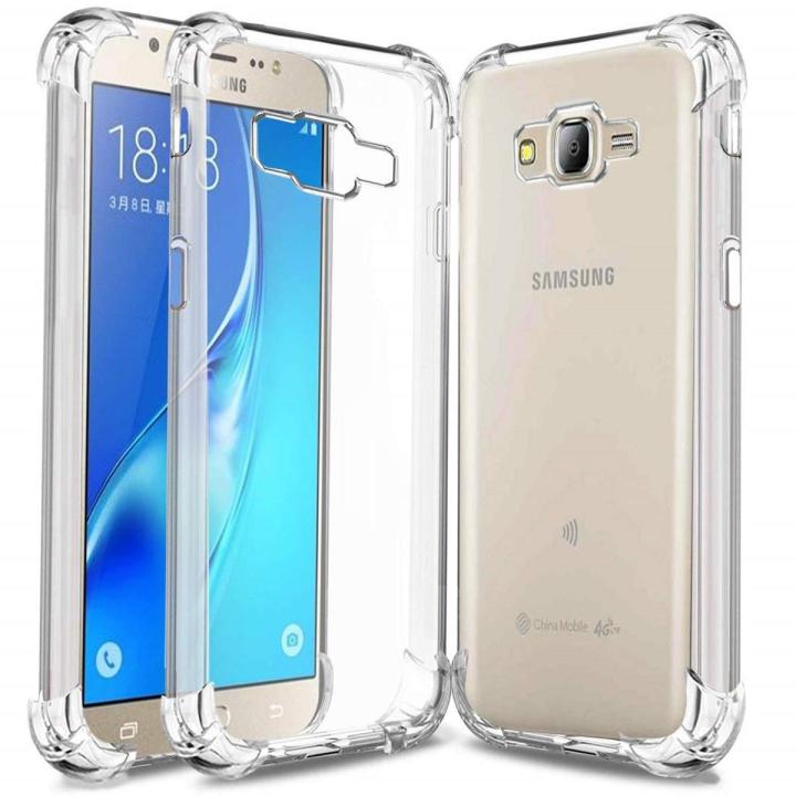 For Samsung Galaxy J7 Transparent 6D Crystal silicone Bumper case