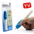 Generic DIY Metal Plastic Glass Wood Jewelry Convenient Engraving Pen Tool Kit - White and Blue. 