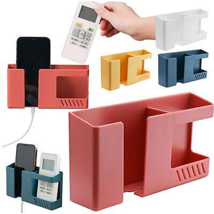Wall-Mounted 2-In-1 Mobile Phone Charging Stand Multifountion Storage Holder Bracket - Phone Stand