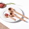 Wooden Measure Spoon Easy Using Accs Coffee Spoon for Household Cafe Camping M. 