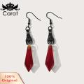 Carat Dangle Earrings Drop-resistant Long Pendant Hook Earrings. 