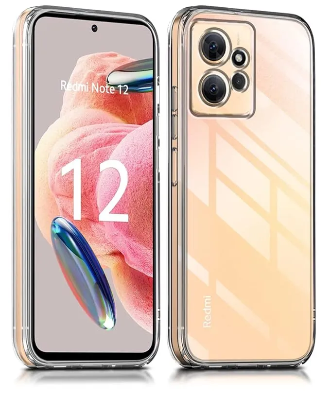 Xiaomi Redmi Note 12 4G Soft TPU Back Case – Flexible, Transparent ...