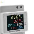 Energy Meter Single Phase Electronic Meter Electricity Usage Monitor Energy Tester for Outdoor. 