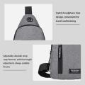 USB charging port Waterproof Shoulder Bag Versatile Lightweight USB Charging Port Shoulder Bag Multipurpose Waterproof Multipurpose Messenger Bag for Outdoor activities Business travelers College.