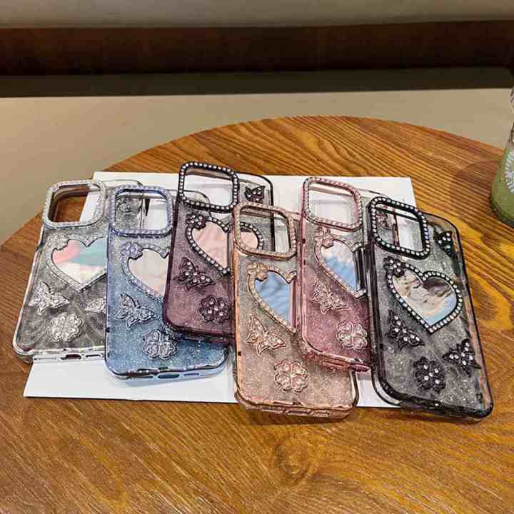 HODON%20Gradient%20Glitter%20Butterfly%20Diamond%20Phone%20Case%20For%20iPhone%2016%2014%2012%2013%2015%20Pro%20Max%2014%2015%2016%20Plus%2011%20Cases%20Luxury%20Love%20Heart%20Rhinestones%20Make%20Up%20Mirror%20Back%20Cover%20-%20Image%2010