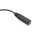 2.5MM Male to 3.5MM Female Earphone Stereo Audio Jack Adapter Converter Cable. 