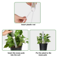 6Pcs Moss Pole for Plants Monstera, 15.6 Inch Plastic Stackable Moss Poles for Small or Medium Climbing Plants Monstera Easy to Use. 