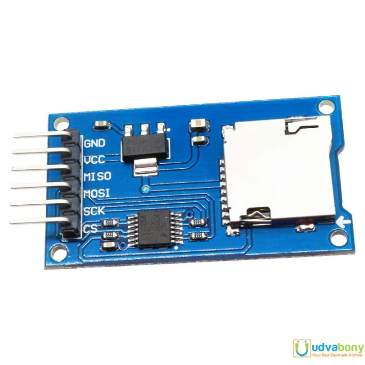MICRO%20SD%20TF%20Card%20Module%206Pin%20Micro%20SD%20Card%20&%20SDHC%20High%20Speed%20Card%20Mini%20Micro%20SD%20Card%20Module%20TF%20Card%20Reader%20Module%20Adapters%20SPI%20Interfaces%20With%20Level%20Converter%20Chip%20For%20Arduino%20-%20Image%207