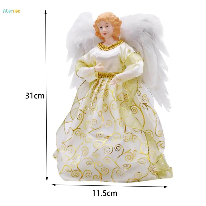 Treetop%2012"%20Angel%20Figurine%20Christmas%20Ornament%20Lighted%20Christmas%20for%20Cafe%20-%20Image%209