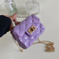 Mini Jelly Bags Handbag PU Leather Crossbody Bags with Pearl Handle Ladies PVC Coin Purse Small Handbags Girls Cute Party Bag. 