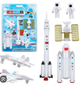 Toy Exploration Space Shuttle Cosmic Toy Set Toy Rocket Pretend Aviation Simulation Educational Model Toys For Children. 