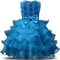 Children Luxury Party Formal Dress For Wedding Birthday Kids Christmas Ceremonies Dresses For Girls Lace Tutu Flower Girls Dress.