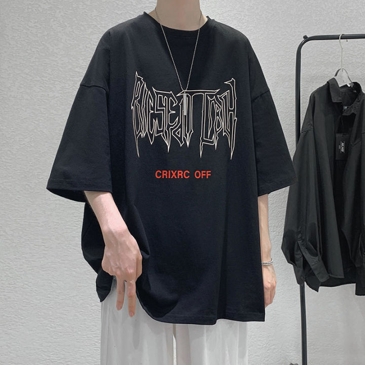 Men%20Summer%20T-shirt%20Gothic%20High%20Street%20Dark%20Black%20PuHop%20Print%20Oversize%20Top%20Trend%20Short%20Sleeve%20Tees%20Male%20Preppy%20Streetwear%20-%20Image%204