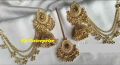 Bahubali Earrings Jhumka Kaner dul & Tana & tikli set for Women. 