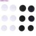 6 Pairs 2*(S/M/L) White/black Soft Clear Silicone Replacement Eartips Earbuds Cushions Ear Pads Covers For Earphone Headphone.