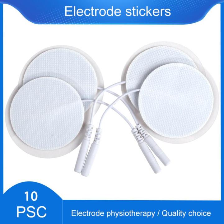 Electrode Pads Silicone Gel Body Electrical Muscle Stimulator Therapy Massage Tens Electrodes Digital Acupuncture Physiotherapy