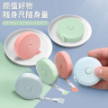 Custom hot selling portable color random ruler retractable mini tape measure. 