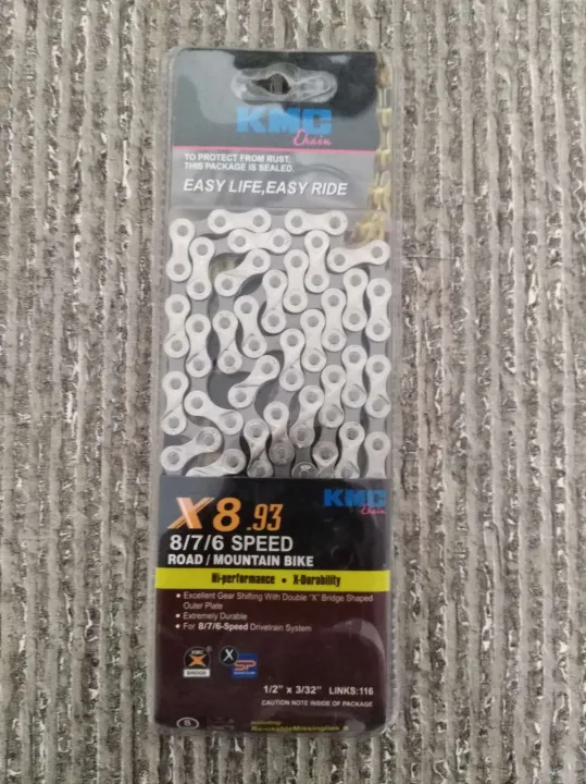 KMC%20X8.93,%206/7/8%20Speed%20Chain%20116%20Links%20Bicycle%20Accessories%20-%20Image%205