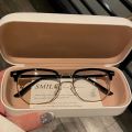 Anti-Blue Light Glasses Large Square Frame Glasses Retro Men Women Computer Gaming Eye Protection Classic Plain Glass Eyewear.