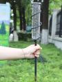 Spiral Rain Gauge Garden Outdoor Rain Observation Record Small Wooden Stick Inserted Everywhere Agricultural Measuring Tools. 