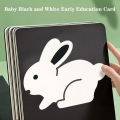 GC Baby Visual Stimulation Cards High Contrast Flash Card Newborn Brain Development Toys For Baby 0-36 Months.