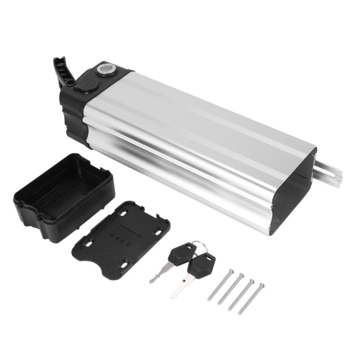 NXFDSIOZ%202X%20Electric%20Bike%2036V/48V%20Large%20Capacity%20Battery%20Case%2018650%20Holder%20Case%20E-Bike%20Accessories%20DC%20-%20Image%203
