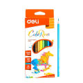Deli EC00100 Plastic Colored Pencil Set – 12 Colors. 