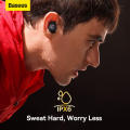 Baseus Bowie MA10 Wireless IPX6 Waterproof Bluetooth Earphone With Active Noise Cancellation Super Long Battery Life Wireless Earbuds Premium Sound With 4 ENC Mics.