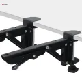 2 Pieces Under Desk Keyboard Tray Adjustable Keyboard Bracket for Computer Elbow Support. 