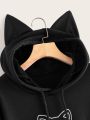 Primium Quality Cat Stylish Hoodies For Women.