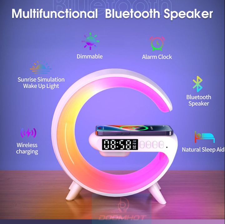 RGB%20Night%20Light%20Alarm%20Clock%20Desk%20Lamp%20Bluetooth%20Speaker%20%20Wireless%20Charging%20Modern%20Speaker%20-%20Image%205