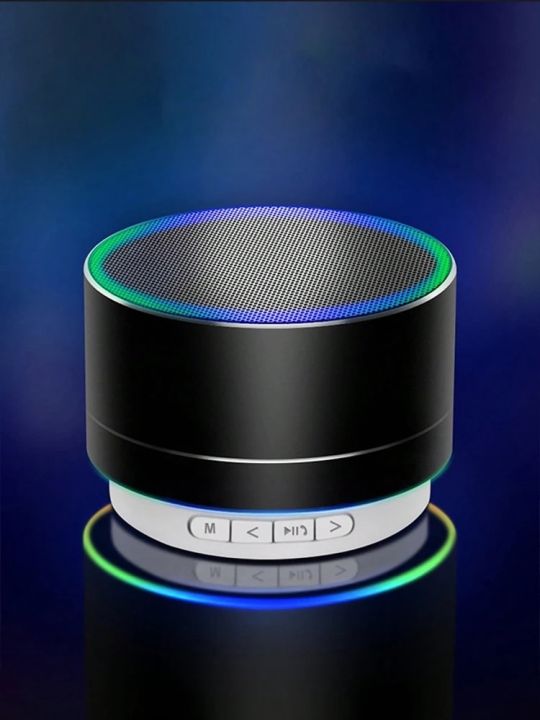 Dazzle wireless speaker, plug-in card, loud volume, subwoofer, mini car small speaker, outdoor portable small speaker