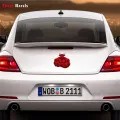 Three Ratels TRL417 #14x12.9cm bodybuilding bull  car stickers funny auto sticker decals. 