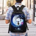 Halloween Horror Movie Coraline Backpack for Men Women Water Resistant College School Bag Print Bookbags. 